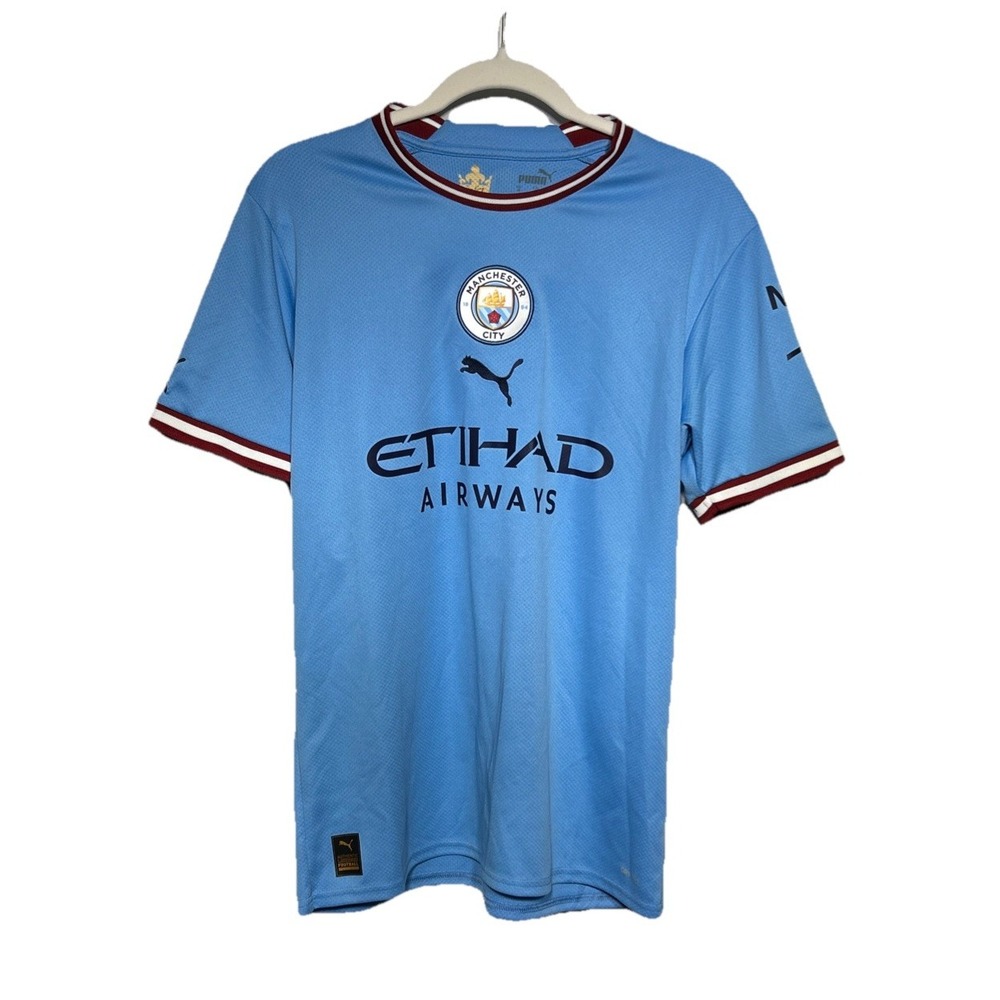 Puma Manchester City Home Soccer Jersey Authentic Licensed Football Men's Sz M